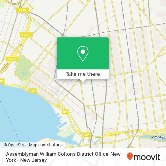 Mapa de Assemblyman William Colton's District Office