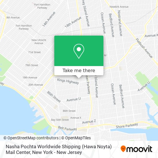 Nasha Pochta Worldwide Shipping (Hawa Noyta) Mail Center map