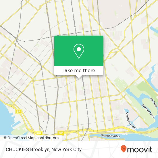 Mapa de CHUCKIES Brooklyn