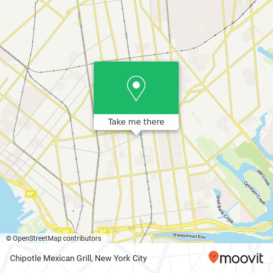 Chipotle Mexican Grill map