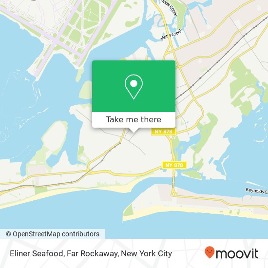 Mapa de Eliner Seafood, Far Rockaway