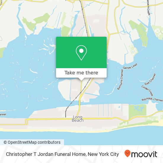 Christopher T Jordan Funeral Home map
