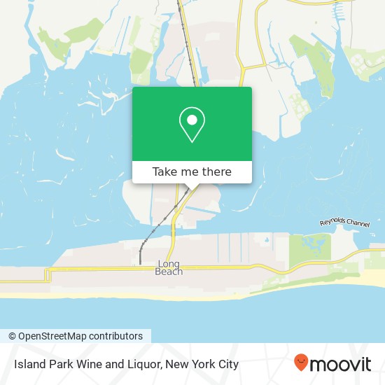 Mapa de Island Park Wine and Liquor