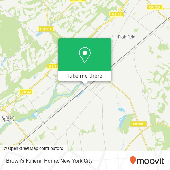Mapa de Brown's Funeral Home
