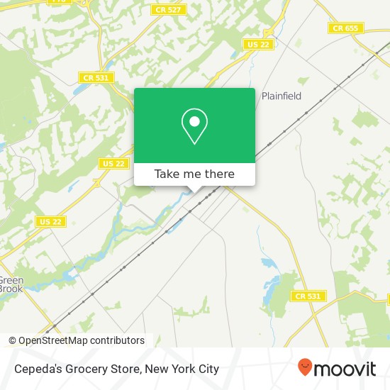 Mapa de Cepeda's Grocery Store