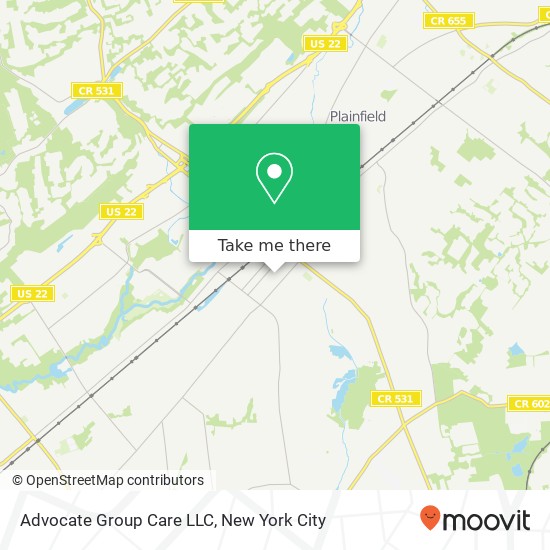 Advocate Group Care LLC map