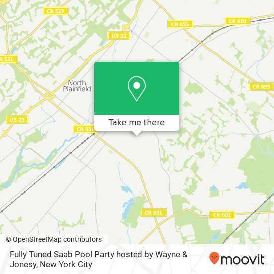 Mapa de Fully Tuned Saab Pool Party hosted by Wayne & Jonesy