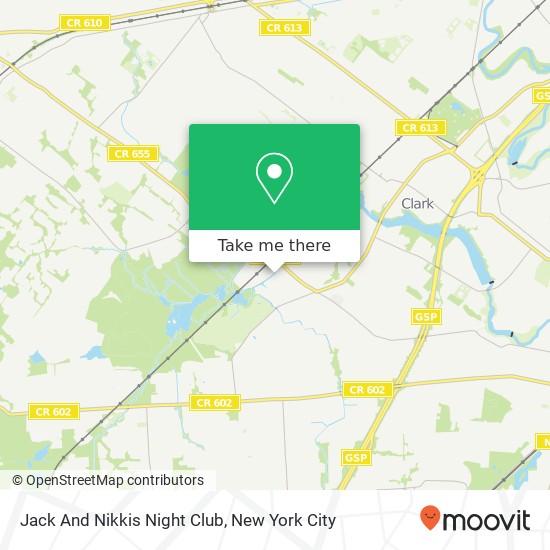 Jack And Nikkis Night Club map