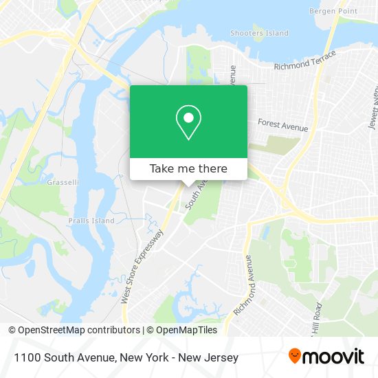 Mapa de 1100 South Avenue