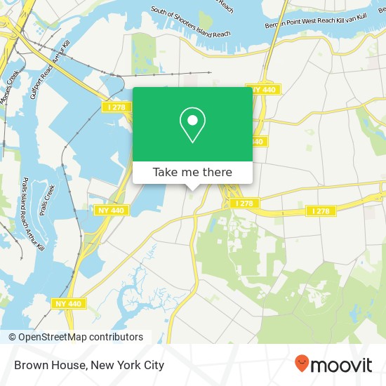 Brown House map