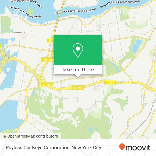 Payless Car Keys Corporation map