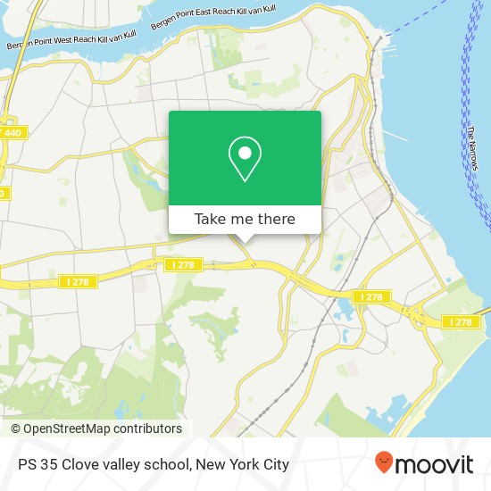 PS 35 Clove valley school map