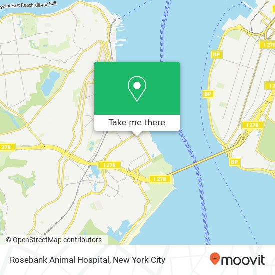 Mapa de Rosebank Animal Hospital