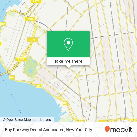 Mapa de Bay Parkway Dental Associates