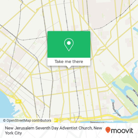 Mapa de New Jerusalem Seventh Day Adventist Church