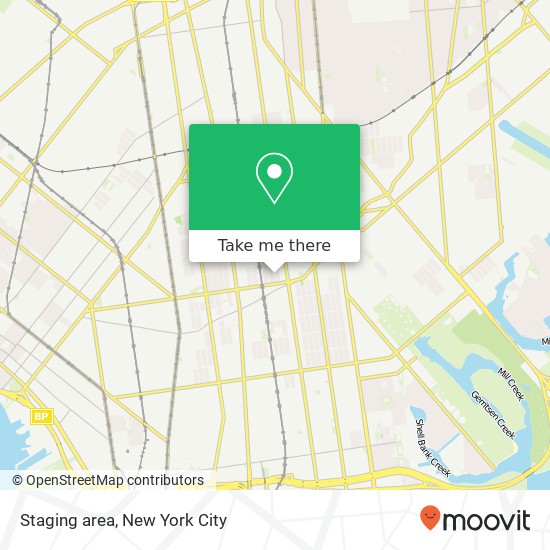 Staging area map