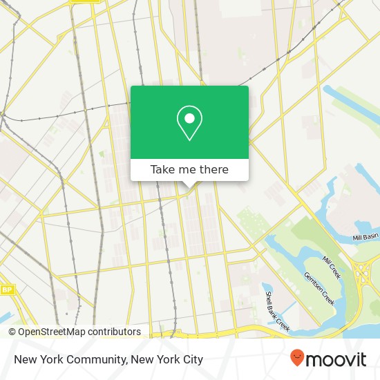 New York Community map