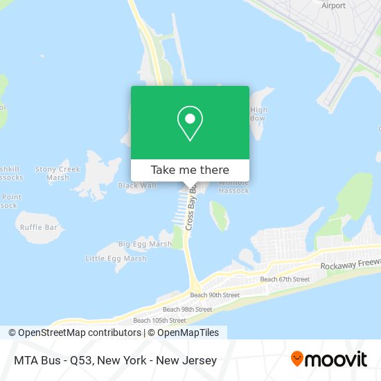 Mapa de MTA Bus - Q53
