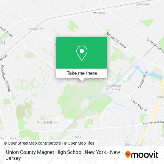 Union County Magnet High School map