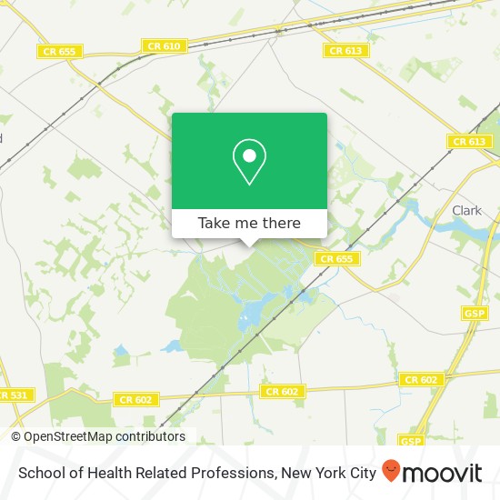 School of Health Related Professions map
