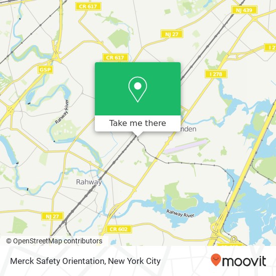 Mapa de Merck Safety Orientation