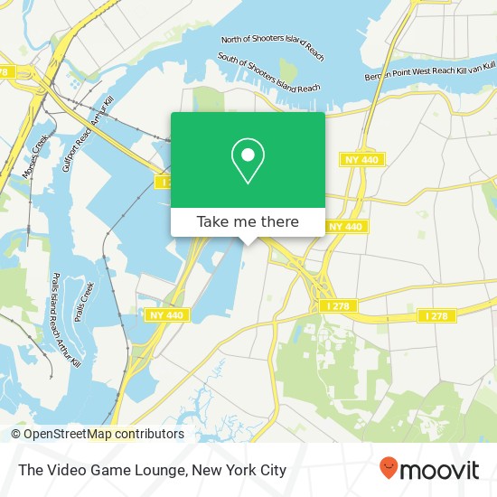 The Video Game Lounge map