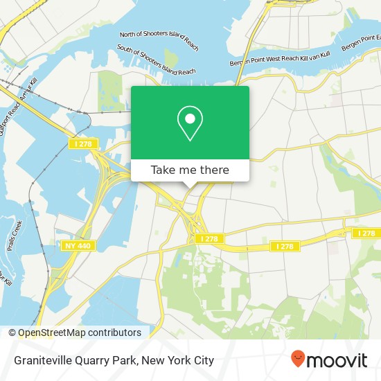 Graniteville Quarry Park map