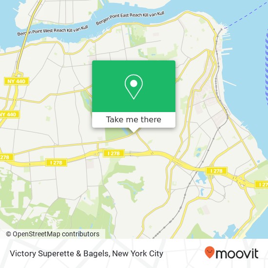 Victory Superette & Bagels map