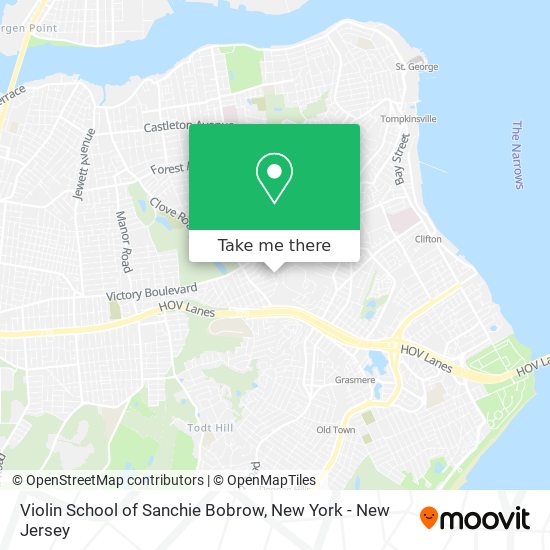 Violin School of Sanchie Bobrow map