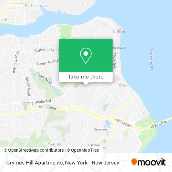Grymes Hill Apartments map