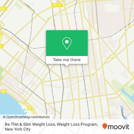 Be Thin & Slim Weight Loss, Weight Loss Program map