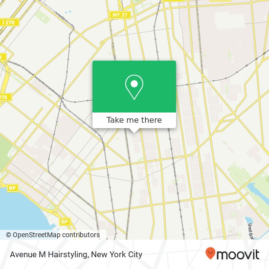 Avenue M Hairstyling map