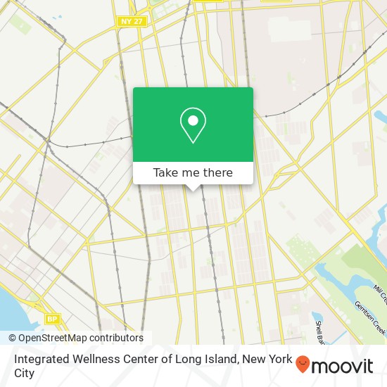 Mapa de Integrated Wellness Center of Long Island