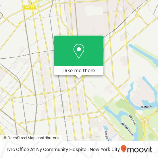 Mapa de Tvrc Office At Ny Community Hospital