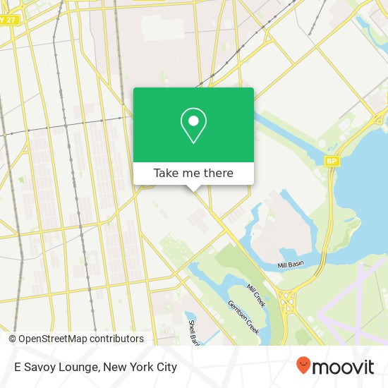 E Savoy Lounge map