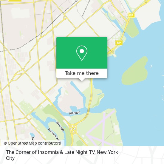 Mapa de The Corner of Insomnia & Late Night TV