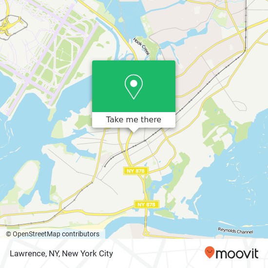 Lawrence, NY map