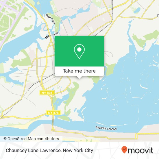 Chauncey Lane Lawrence map