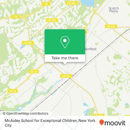 Mapa de McAuley School for Exceptional Children