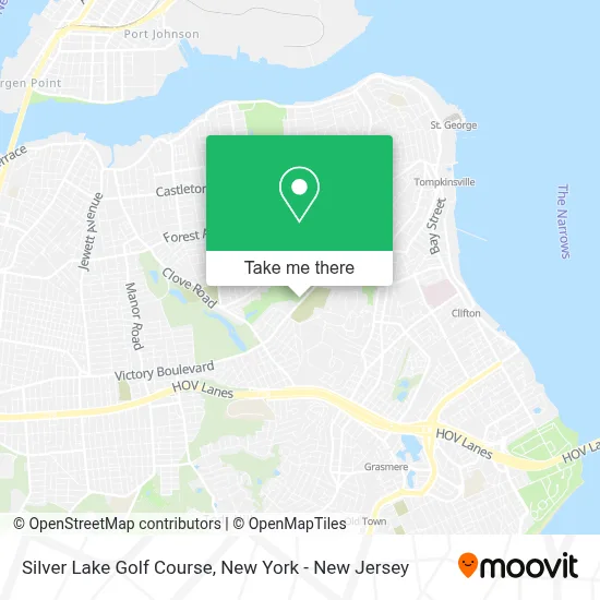 Silver Lake Golf Course map