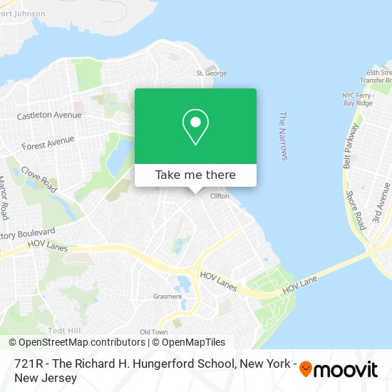 721R - The Richard H. Hungerford School map