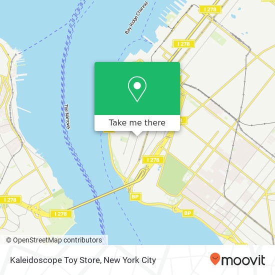 Mapa de Kaleidoscope Toy Store