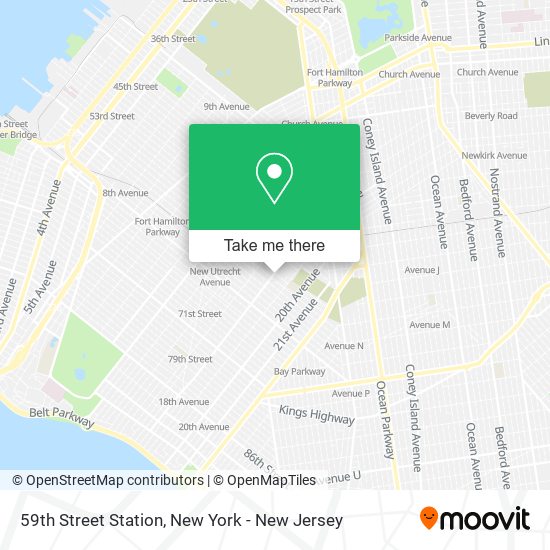 Mapa de 59th Street Station
