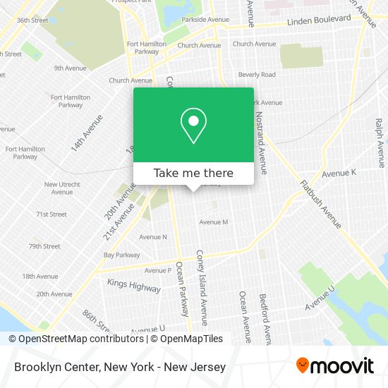 Mapa de Brooklyn Center