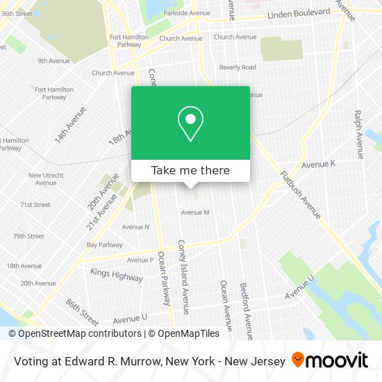 Mapa de Voting at Edward R. Murrow
