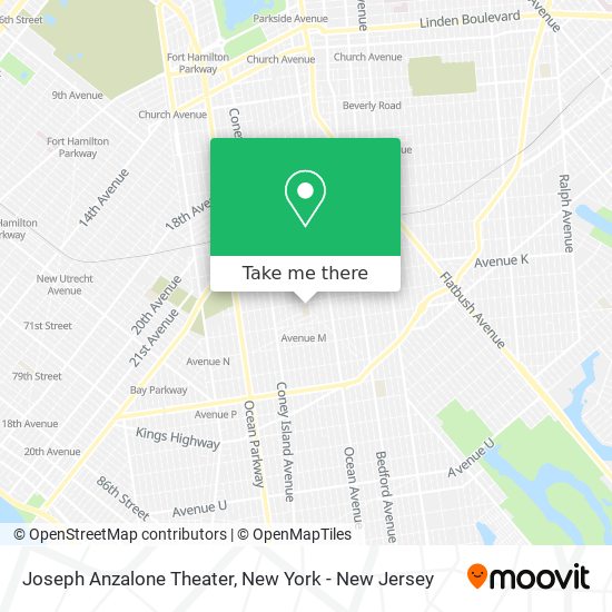Joseph Anzalone Theater map