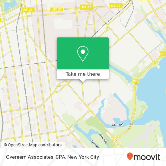 Overeem Associates, CPA map