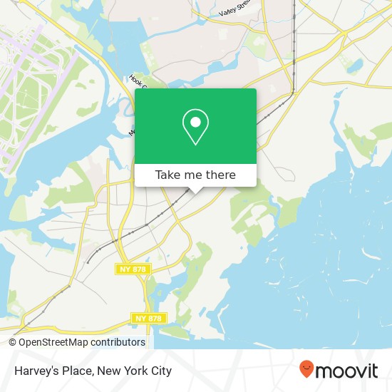 Harvey's Place map