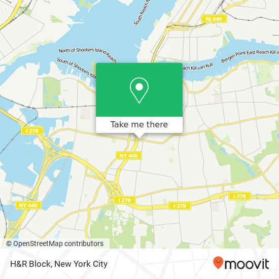 H&R Block map