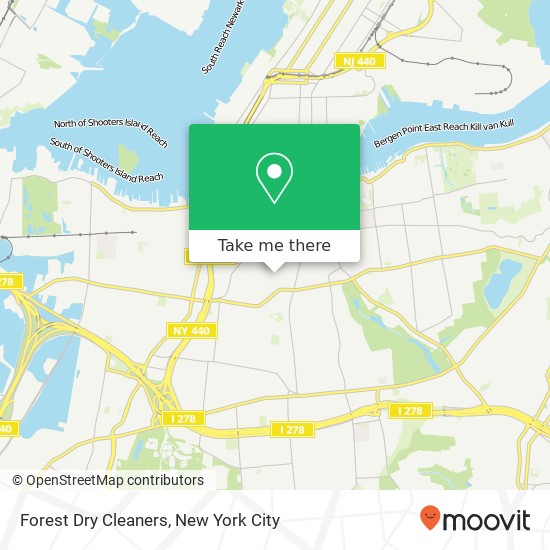 Mapa de Forest Dry Cleaners